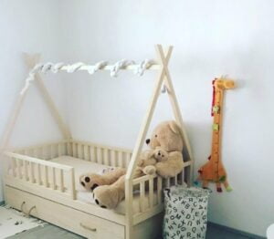 Kinderbetten im skandinavischen Stil