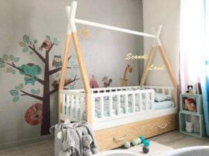 Kinderbetten im skandinavischen Stil
