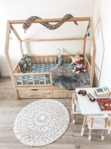 Kinderbetten im skandinavischen Stil