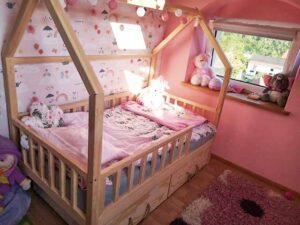 Kinderbetten im skandinavischen Stil