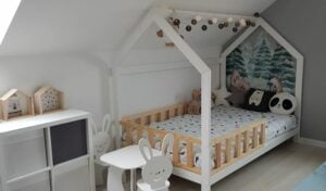 Kinderbetten im skandinavischen Stil