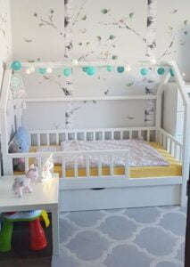 Kinderbetten im skandinavischen Stil