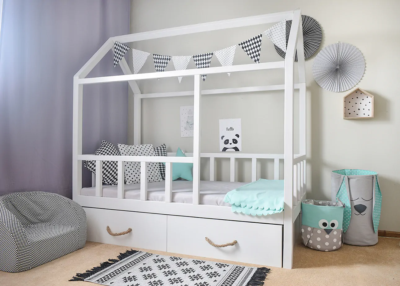 Łóżko dziecięce Falen z szufladą